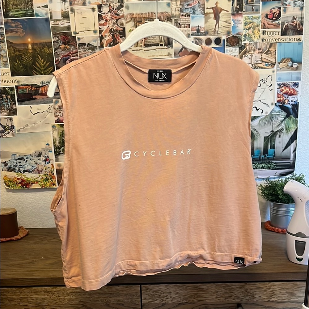 NUX x Cyclebar Women's Sleeveless Top - Tan